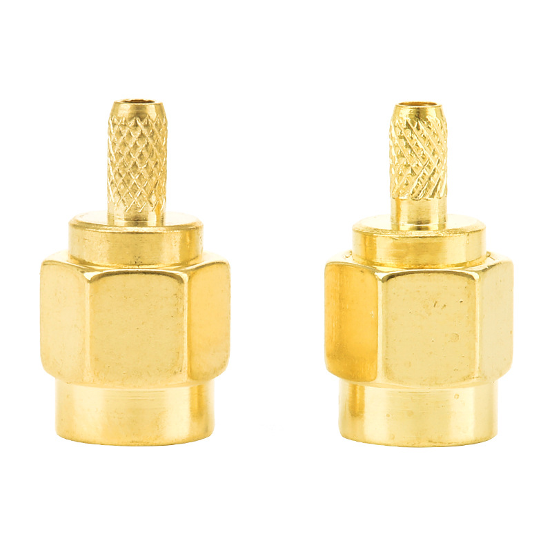 1.5 Copper Contact RF Coaxial Connector for Male Socket Internal Thread Internal Pin Antenna Feeder RG316 Cable