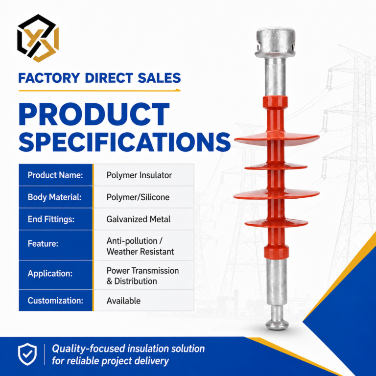 115kV Composite Post Insulator for Switchgear Support
