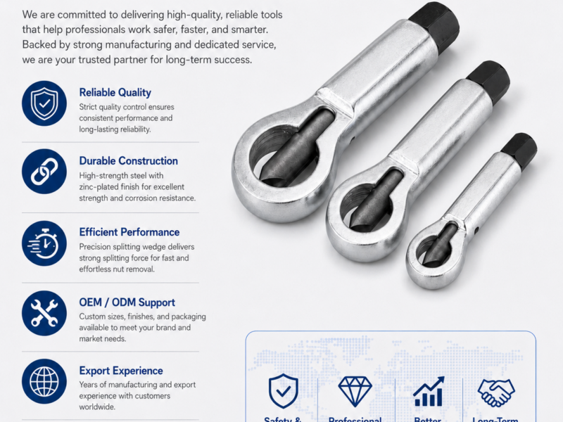 3/8-1/2″ (9-12mm) Mechanical Nut Splitters with Galvanised — product family image