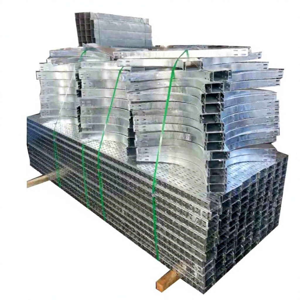 Cable Tray With Accessory Splice Plates