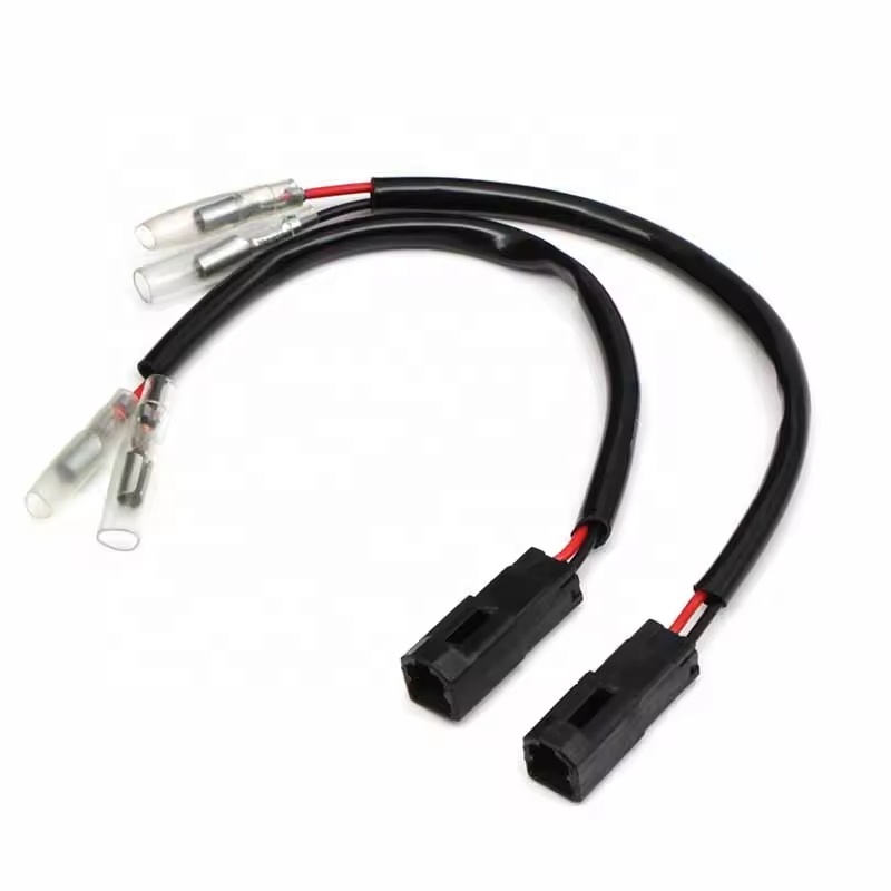 Custom Motorcycle Turn Signal Adapter Cable Plug Adapter Wire Assembly for Ducati