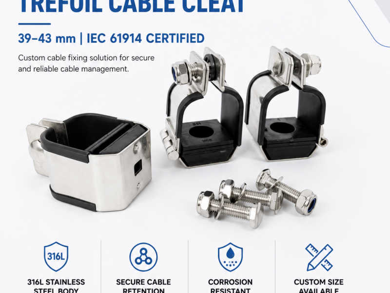 Customized Size 316L Stainless Steel Quad Trefoil Cable — product family image