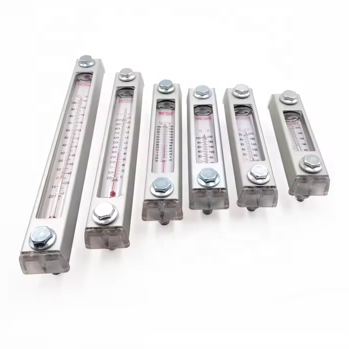 Steel Liquid Level Gauge with Temperature Indicator