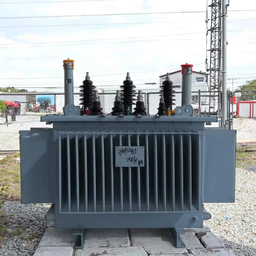 Indoor Outdoor Three Phase Step Down Oil-Immersed Power Transformer with Low Load Loss and Relay