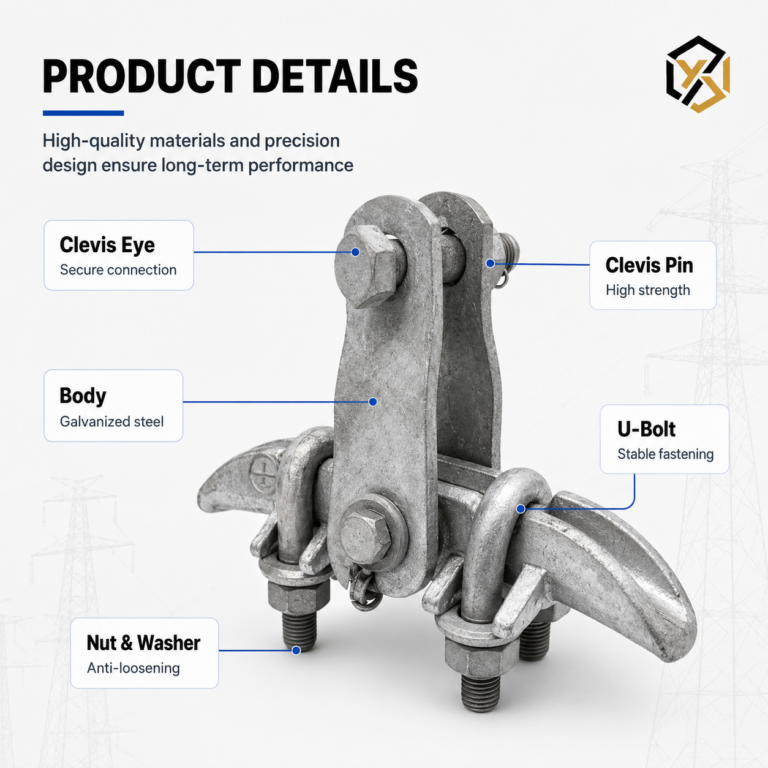 XG XT Type Pre-Twisted Conductor Suspension Clamps (Carbon