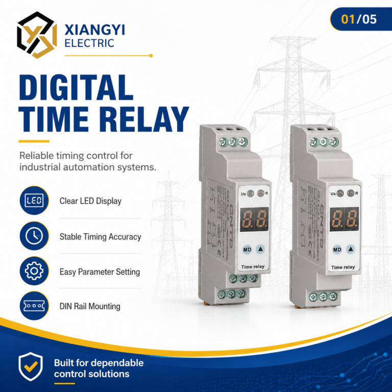 CNTD CDT6-A/B Miniature Time Timer Relay 12-240V AC/DC