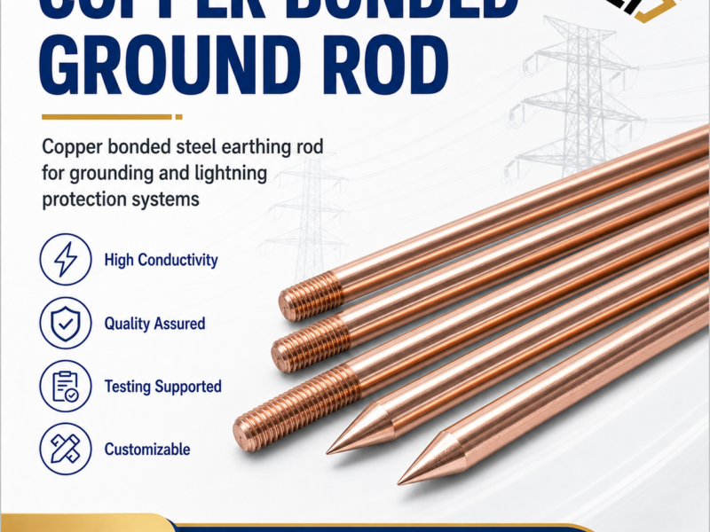Copper Bonded Ground Rod Copper Clad Steel Earthing Rod — product family image