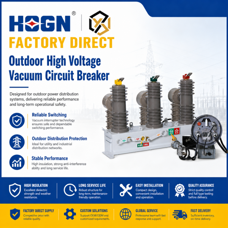 HOGN Pole-mounted Vacuum Load Break Switch Circuit Breaker