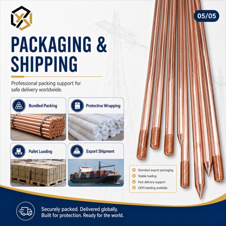 Ion Grounding Electrode Copper Bonded Type for Lightning