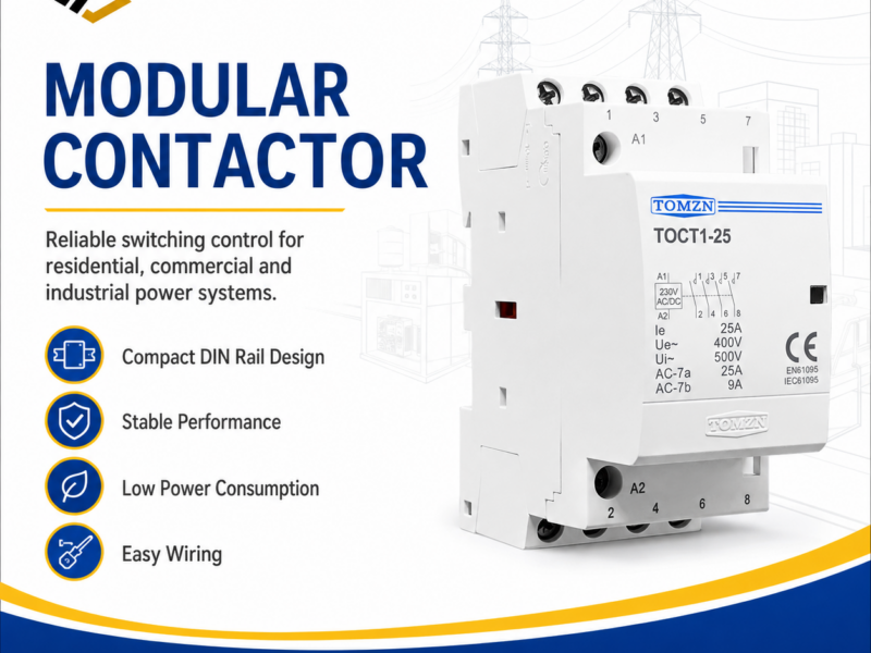TOMZN 4P AC/DC 25A 2 Phase Contactor Control Circuit — product family image